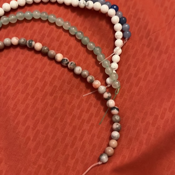 New Natural Stone Strands 4mm Strands DIY Craft Strung Beads - Picture 7 of 9